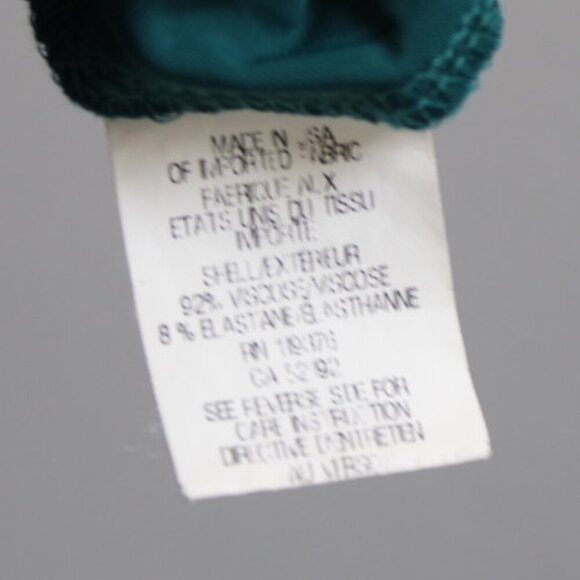 HELMUT LANG Women’s Faint Jersey Sleeveless Top in Siphon Teal Size Small - Picture 11 of 13